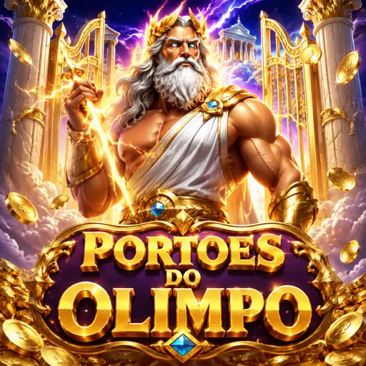 Capa do jogo Gates of Olympus, slot de mitologia grega com multiplicadores